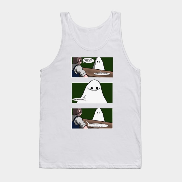 Here for the Boos Tank Top by ArtOfJHammond